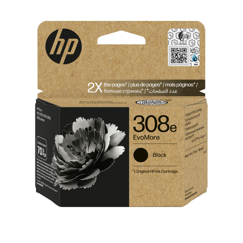 ראש דיו  כמות גדולה HP308e שחור 7FP22UE למדפסת HP2910 HP4320 