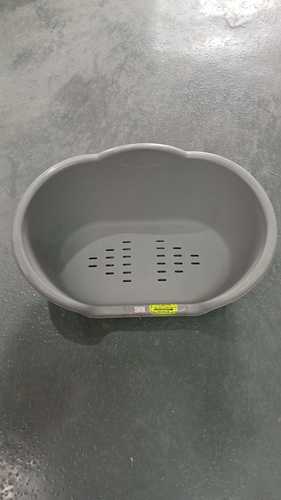  מיטת פלסטיק אפורה גודל 52 ס