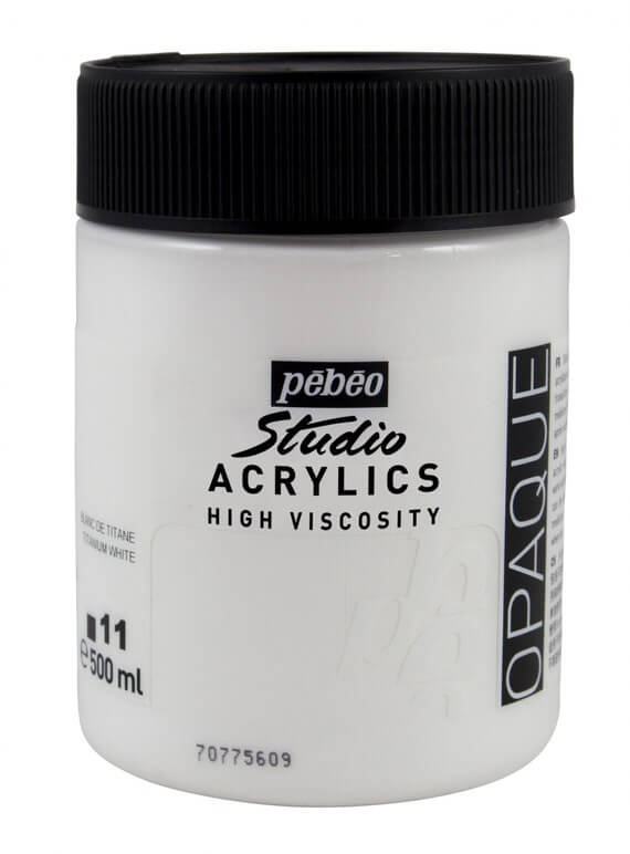 צבע אקריליק 500מל High Viscosity 