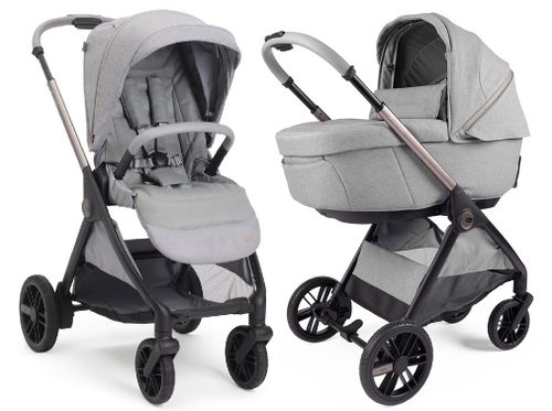 עגלת תינוק משולבת צ’יקו בלאג’יו II עם קיפול OneTouch אוטומטי וגלגלי TPE - אפור LUNA