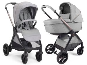 עגלת תינוק משולבת צ’יקו בלאג’יו II עם קיפול OneTouch אוטומטי וגלגלי TPE - אפור LUNA