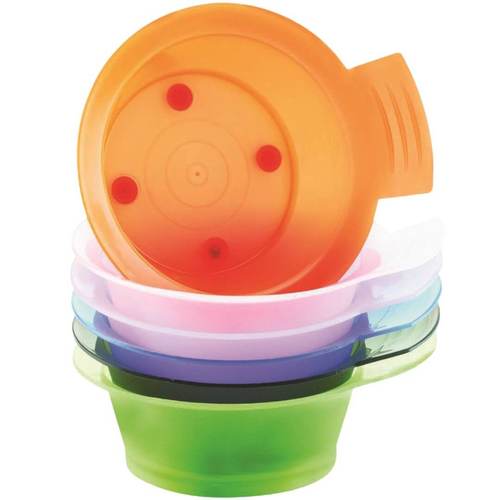 קערית צבעונית שקופה