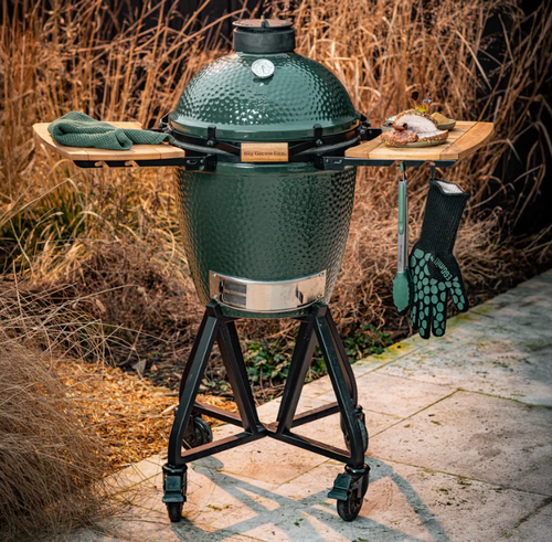 מעשנת פחם Big Green Egg - דגם Medium חבילה מלאה 