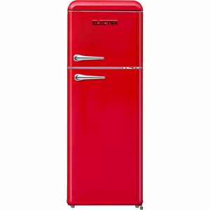 מקרר מקפיא עליון רטרו 208 ליטר Electra ELR210R – גימור אדום רוחב: 54.5 ס"מ