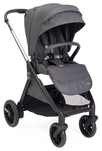 עגלת תינוק משולבת צ’יקו בלאג’יו עם קיפול OneTouch אוטומטי - שחור