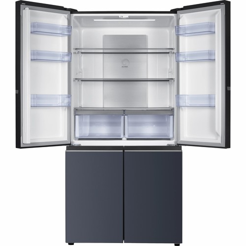 מקרר 4 דלתות מקפיא תחתון 600 ליטר Electra EL685GS – גימור זכוכית כסופה- צומת רוחב: 91 ס