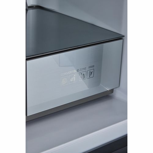 מקרר 4 דלתות מקפיא תחתון 466 ליטר נטו Electra EL522GS – זכוכית כסופה צומת רוחב: 79 ס