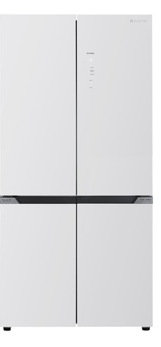 מקרר 4 דלתות מקפיא תחתון Electra EL560GW – זכוכית לבנה 505 ליטר רוחב: 90.5 ס