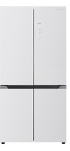 מקרר 4 דלתות מקפיא תחתון Electra EL560GW – זכוכית לבנה 505 ליטר רוחב: 90.5 ס"מ