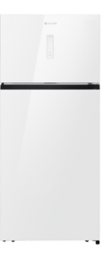 מקרר מקפיא עליון Electra EL520GW – גימור זכוכית לבנה 480 ליטר -צומת רוחב: 79 ס"מ.