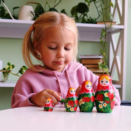 בבושקה מטריושקה מקורית 6 חלקים 6042
