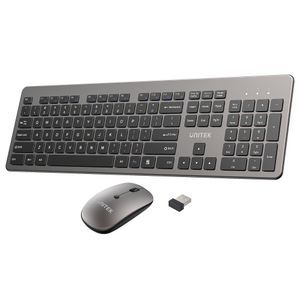 סט מקלדת ועכבר דק Unitek SlimDuo 2.4GHz T054AGY01