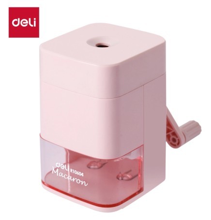 מחדד שולחן Deli Rotary Pencil Sharpener צבע CORAL PINK
