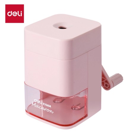 מחדד שולחן Deli Rotary Pencil Sharpener צבע CORAL PINK
