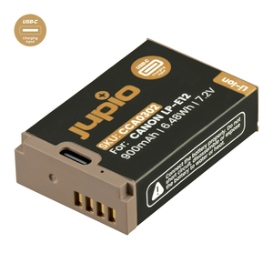 סוללת ליתיום Jupio LP-E12 *ULTRA C* (USB-C input) 900mAh