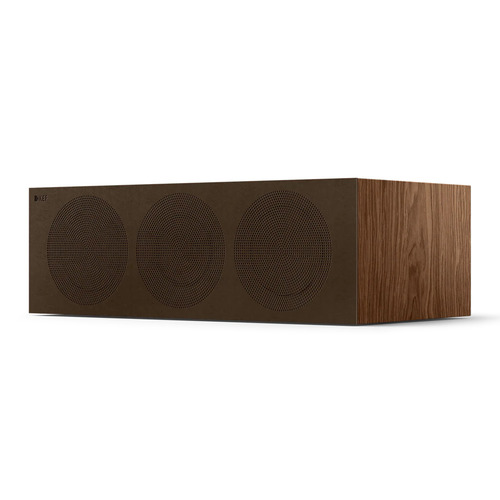 Kef R6 Meta walnut grill