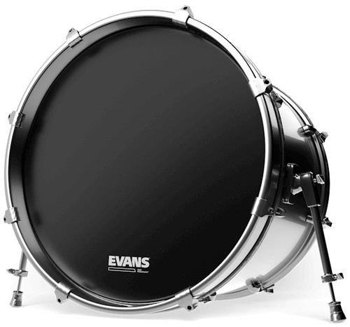 זווית נוספת evans eq3 no port reso bass drumhead