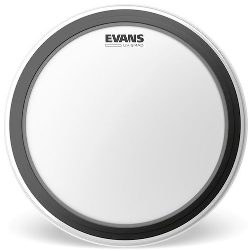 evans emad uv coated bass drumhead