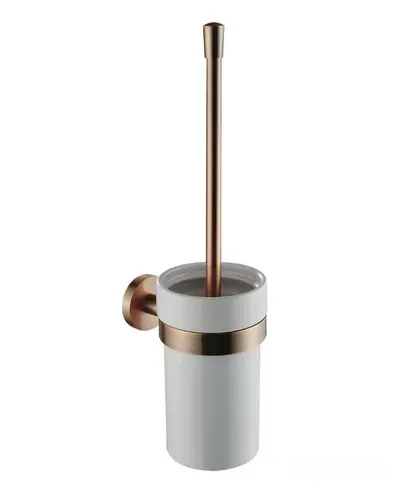 מברשת אסלה לתליה Cielo FIX רוז גולד - בהדבקה, חזק כמו ברגים ! 