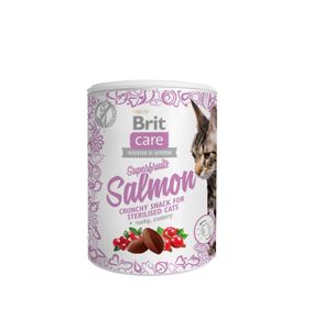 בריט-קר חטיף סופרפרוט לחתול עם סלמון Brit Care