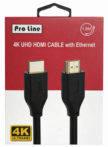 כבל HDMI 4K באורך 1.80 מטר Pro Line
