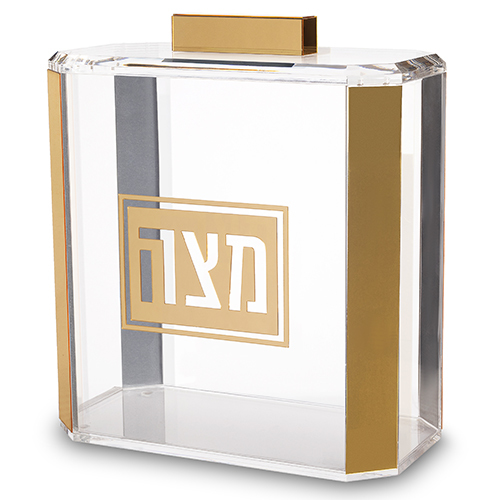מצה אקריל עומד זהב