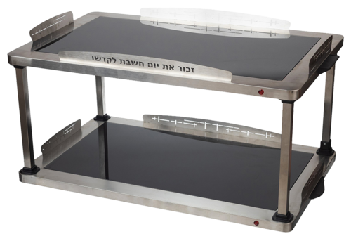 פלטת שבת קומותיים זכוכית
