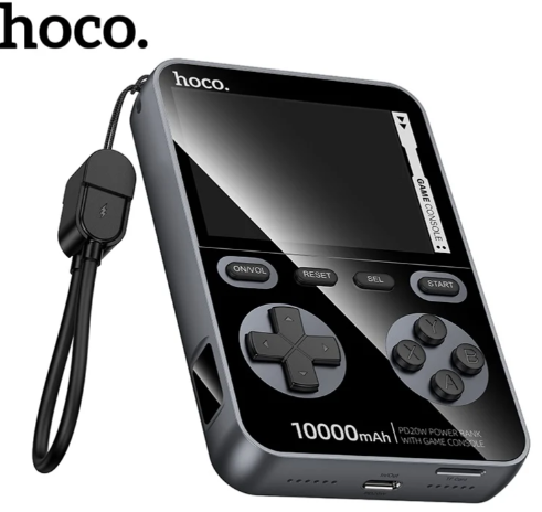 מטען נייד גיימינג HOCO Q47 – גם סוללת גיבוי 10,000mAh וגם קונסולת רטרו!