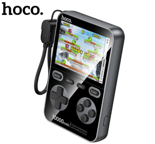 מטען נייד גיימינג HOCO Q47 – גם סוללת גיבוי 10,000mAh וגם קונסולת רטרו!