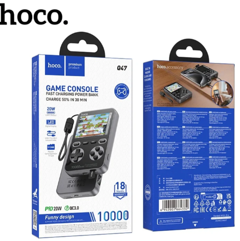 מטען נייד גיימינג HOCO Q47 – גם סוללת גיבוי 10,000mAh וגם קונסולת רטרו!