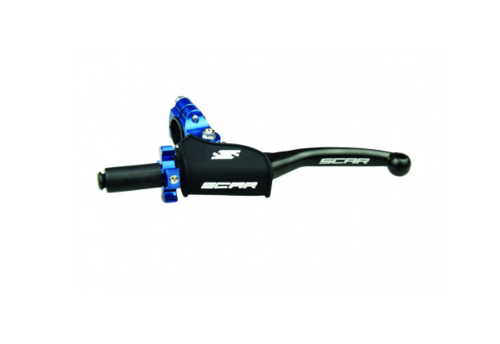  ידית קלאץ מתקפלת אוניברסלית SCAR RACING צבע שחור\כחול