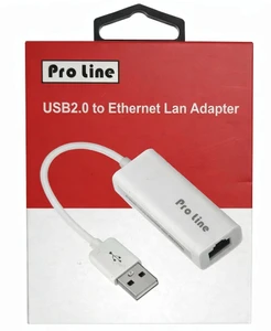 מתאם רשת USB-A לחיבור רשת Ethernet RJ45 מבית Pro Line