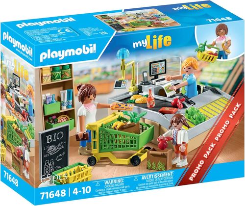 ערכת פליימוביל סופרמרקט אורגני 71648 מסדרת My Life מארז פרומו