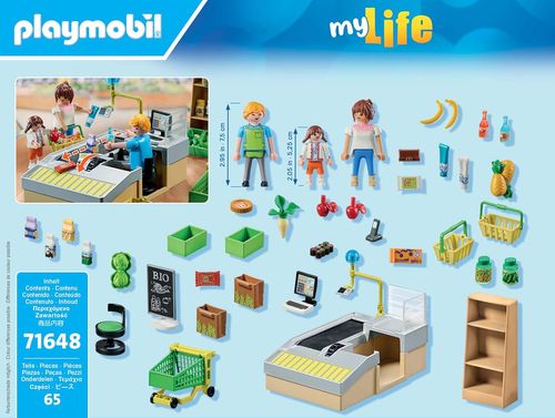 ערכת פליימוביל סופרמרקט אורגני 71648 מסדרת My Life מארז פרומו