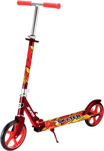 קורקינט אלומיניום XL GRAFFITI מתקפל 200 מ”מ SKATER - החדש!-צבע - אדום