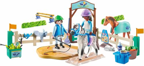 שיעור רכיבה 67 חלקים מסדרת Horses of Waterfall דגם 71637