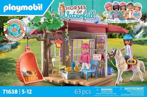 בית קפה 'מועדון הסוסים' 63 חלקים מסדרת Horses of Waterfall דגם 71638