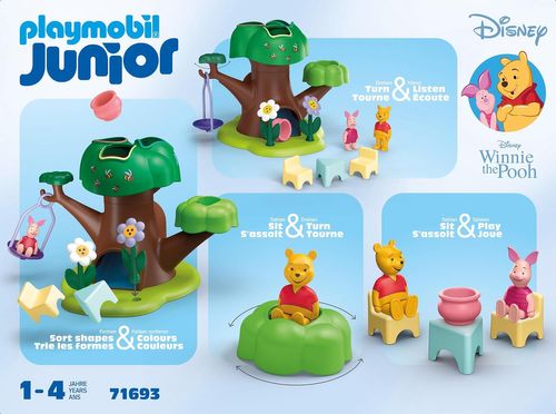 דיסני ג'וניור – עץ הרפתקאות פו הדב ופיגלט 17 חלקים דגם 71693