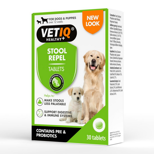 וט איקיו טבליות למניעת אכילת צואה 30 יח' | Vet-IQ Stool Repel 30 Tablets