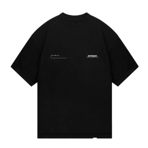 חולצה REPRESENT מידות S-XXL לגברים בגוון שחור עם תוויות