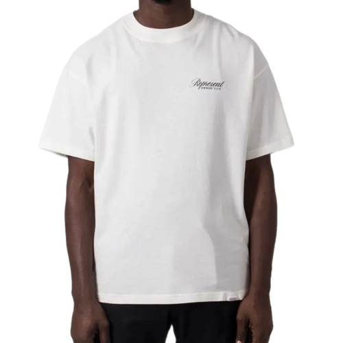 חולצה REPRESENT מידות S-XXL לגברים בגוון לבן