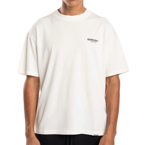 חולצה REPRESENT מידות S-XXL לגברים בגוון שמנת
