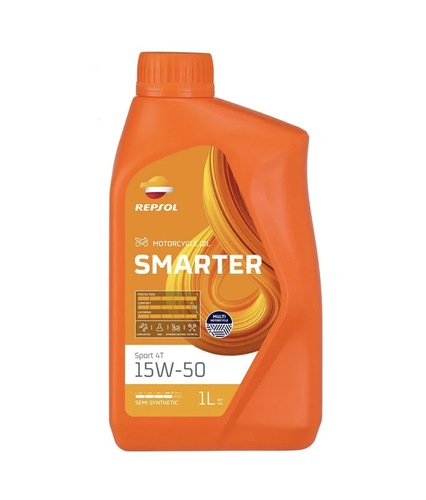 שמן מנוע רפסול למנועי 4 פעימות בנפח 1 ליטר – REPSOL SMARTER SPORT 4T 15W50
