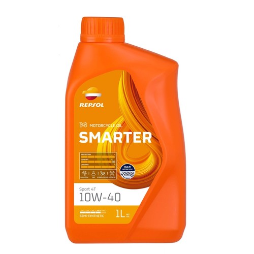 שמן מנוע רפסול למנועי 4 פעימות בנפח 1 ליטר – REPSOL SMARTER SPORT 4T 10W40