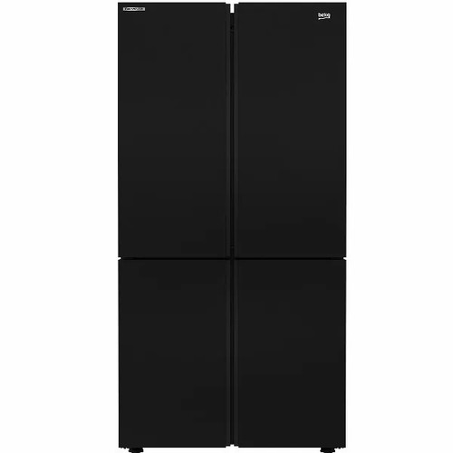 מקרר 4 דלתות - Beko GN1406223GB – זכוכית שחורה - כולל פיקוד שבת מובנה - 572 ליטר - רוחב: 90.8 ס