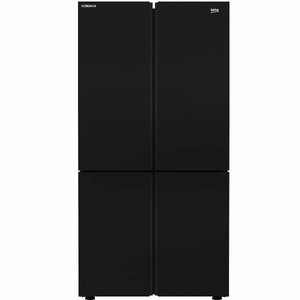 מקרר 4 דלתות - Beko GN1406223GB – זכוכית שחורה - כולל פיקוד שבת מובנה - 572 ליטר - רוחב: 90.8 ס"מ