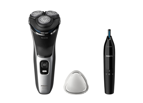 מכונת גילוח חשמלית לשימוש יבש ורטוב Philips S3143/02 | יבואן רשמי שנתיים אחריות
