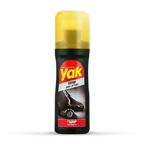 YAK- בקבוק מבריק נעליים בגוון שחור