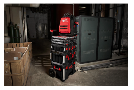 תיק גב מקצועי מודולרי - MILWAUKEE PACKOUT BACKPACK 48228301