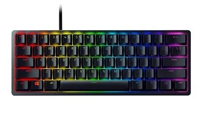 מקלדת גיימינג מכנית חוטית צבע שחור Razer Huntsman Mini Clicky Optical Red Switch
